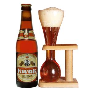 Kwak bottle & glass