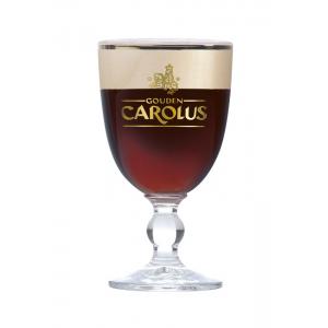 Gouden Carolus Christmas glass