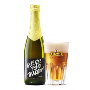 St Louis Gueuze Fond Tradition 37,5cl & glass